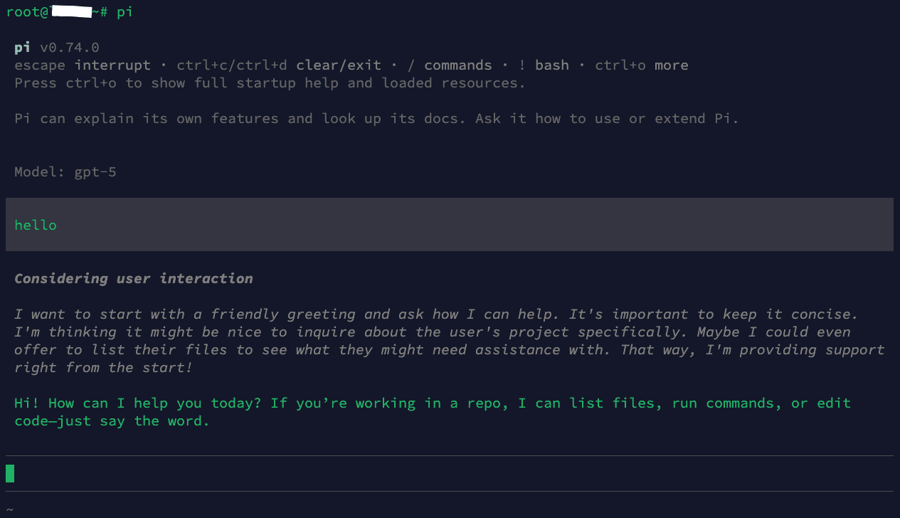Pi Test with doteb